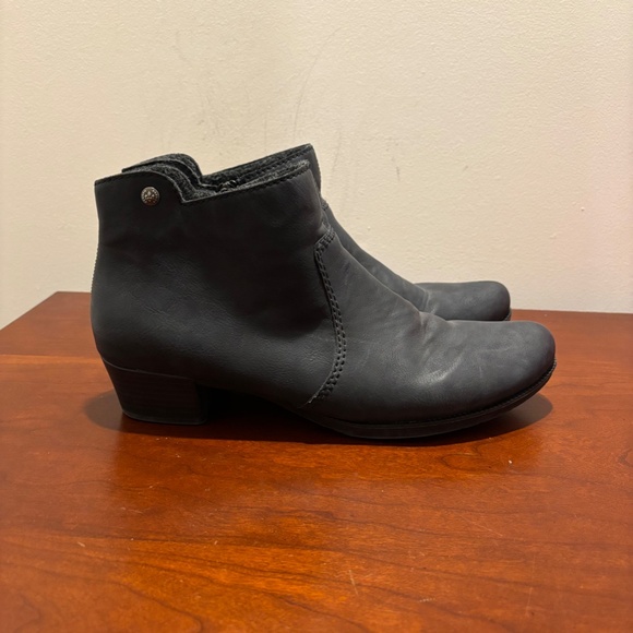 Rieker Women's Ankle Booties Black Size 42 US 10 - Picture 6 of 9
